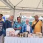 Myristica binaan Dinas Perkebunan Fakfak mengenalkan produk olahan pala pada event Torang Creative & Ecotourism Festival 2025 yang berlangsung selama tiga hari, mulai 20 hingga 22 Juni 2025 di Kota Sorong,